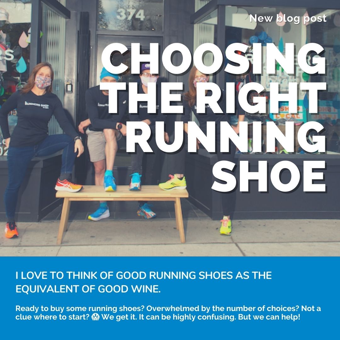 Choosing the right running shoe. – The Runners Shop