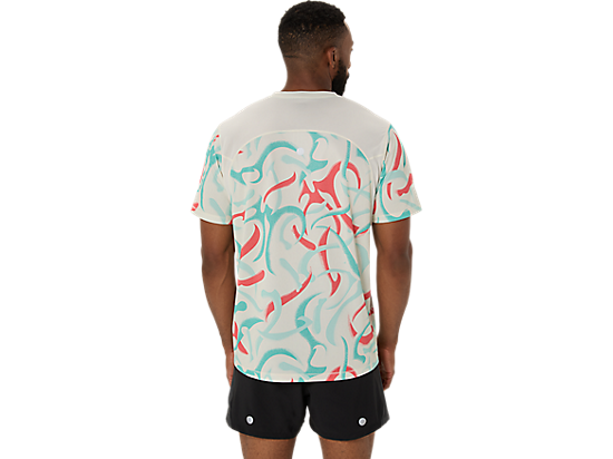 Asics Men's Road All Over Print SS Top