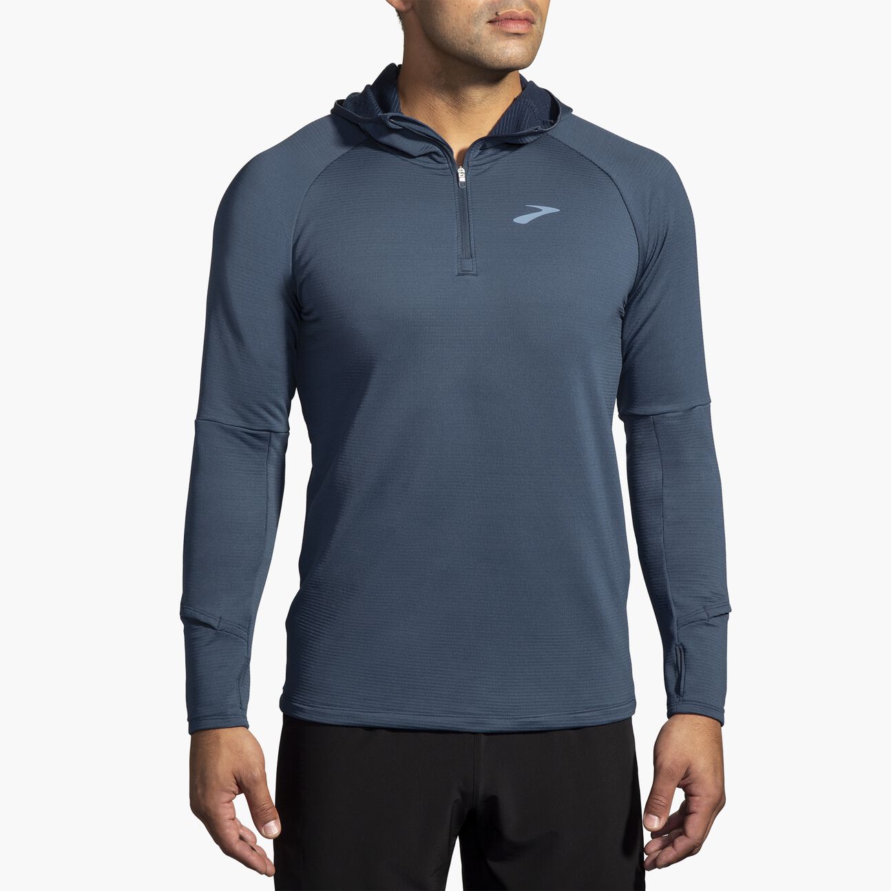 Brooks Men's Notch Thermal Hoodie 2.0